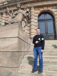 Matěj Komárek na soustředění orchestru ZUŠ a ČF